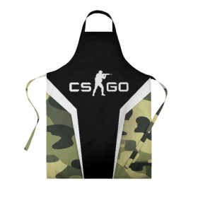 Фартук 3D с принтом CS:GO Camouflage в Петрозаводске, 100% полиэстер | общий размер — 65 х 85 см, ширина нагрудника — 26 см, горловина — 53 см, длина завязок — 54 см, общий обхват в поясе — 173 см. Принт на завязках и на горловине наносится с двух сторон, на основной части фартука — только с внешней стороны | conter | counter | cs go | csgo | global | offensive | strike | контер | кс го | ксго | страйк