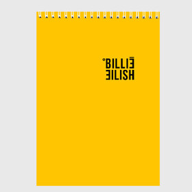 Скетчбук с принтом BILLIE EILISH (как в bad guy) в Петрозаводске, 100% бумага
 | 48 листов, плотность листов — 100 г/м2, плотность картонной обложки — 250 г/м2. Листы скреплены сверху удобной пружинной спиралью | all | asleep | bad | bellyache | billie | dont | eilish | eyes | fall | guy | logo | music | ocean | reserved | singer | smile | when | yellow | айлиш | били | билли | бэрд | желтая | желтый | лого | музыка | пайрат | певица | эйлиш
