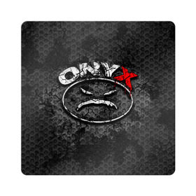 Магнит виниловый Квадрат с принтом Onyx в Петрозаводске, полимерный материал с магнитным слоем | размер 9*9 см, закругленные углы | fredro starr | onyx | rap | sonny seeza | sticky fingaz | оникс | рэп