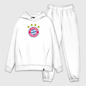 Мужской костюм хлопок OVERSIZE с принтом BAYERN MUNCHEN в Петрозаводске,  |  | fc bayern munchen | football | germany | logo | sport | бавария мюнхен | германия | лига | лого | спорт | фк | футбол | футбольный клуб | эмблема