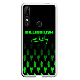 Чехол для Honor P Smart Z с принтом BILLIE EILISH (автограф) в Петрозаводске, Силикон | Область печати: задняя сторона чехла, без боковых панелей | Тематика изображения на принте: be | billie | billie eilish | билли | билли айлиш