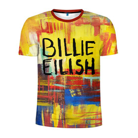 Мужская футболка 3D спортивная с принтом BILLIE EILISH в Петрозаводске, 100% полиэстер с улучшенными характеристиками | приталенный силуэт, круглая горловина, широкие плечи, сужается к линии бедра | all | asleep | bad | bellyache | billie | blohsh | dont | eilish | eyes | fall | guy | logo | music | ocean | singer | smile | when | айлиш | били | билли | бэрд | лого | музыка | пайрат | певица | символ | эйлиш