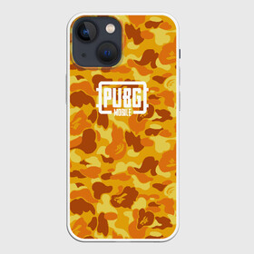 Чехол для iPhone 13 mini с принтом PUBG токсичный камуфляж в Петрозаводске,  |  | mobile | pubg mobile | pubgmobile | бапе | бейп | мобайл | пабг