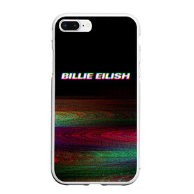 Чехол для iPhone 7Plus/8 Plus матовый с принтом BILLIE EILISH (Glitch) в Петрозаводске, Силикон | Область печати: задняя сторона чехла, без боковых панелей | 