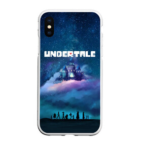 Чехол для iPhone XS Max матовый с принтом UNDERTALE АНДЕРТЕЙЛ в Петрозаводске, Силикон | Область печати: задняя сторона чехла, без боковых панелей | asriel dreemurr | chara | frisk | sans | undertale | азриэль дримурр | андертейл | андрайн | гастер | замок азгора | меттатон | санс | фриск | чара