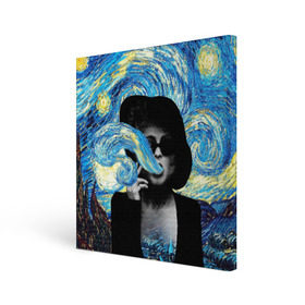 Холст квадратный с принтом Марла на картине Ван Гога в Петрозаводске, 100% ПВХ |  | ван гог | вангог | звездная ночь | картина | марла | марла сингер | модернизм | постмодерн | художник | экспонат | экспрессионизм