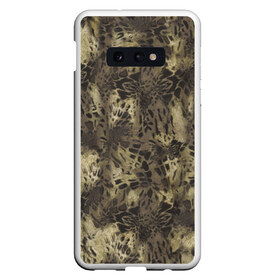 Чехол для Samsung S10E с принтом Камуфляж Prym1 Woodlands Camo в Петрозаводске, Силикон | Область печати: задняя сторона чехла, без боковых панелей | hunter | prym1 woodlands camo | seeland hawker shell | камуфляж | охота | охотник | туризм | хобби