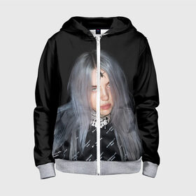 Детская толстовка 3D на молнии с принтом BILLIE EILISH с Пауком в Петрозаводске, 100% полиэстер |  манжеты и пояс оформлены широкой мягкой резинкой, двухслойный капюшон со шнурком для регулировки, спереди карманы и застежка-молния
 | all | asleep | bad | bellyache | billie | blohsh | dont | eilish | eyes | fall | ghoul | guy | logo | music | ocean | singer | smile | when | айлиш | били | билли | бэрд | лого | музыка | пайрат | певица | символ | эйлиш