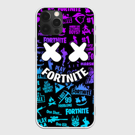 Чехол для iPhone 12 Pro с принтом FORTNITE x MARSHMELLO в Петрозаводске, силикон | область печати: задняя сторона чехла, без боковых панелей | fortnite | fortnite 2 | fortnite x маршмелло | ikonik | marshmello | ninja | ninja streamer | иконик | ниндзя | фортнайт | фортнайт 2 | фортнайт глава 2