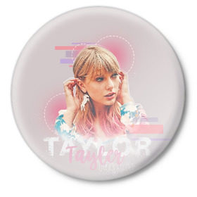 Значок с принтом Taylor Swift в Петрозаводске,  металл | круглая форма, металлическая застежка в виде булавки | lover | me | new album | reputation | swift | taylor | taylor swift | музыка | новый альбом | свифт | тей | тейлор | тейлор свифт