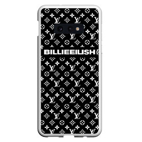 Чехол для Samsung S10E с принтом BILLIE EILISH в Петрозаводске, Силикон | Область печати: задняя сторона чехла, без боковых панелей | be | billie | billie eilish | blohsh | brand | france | logo | louis vuitton | lv | pattern | билли | билли айлиш | бренд | лв | лого | лоуис вуиттон | луи вуиттон | мода | паттерн | фигуры | франция