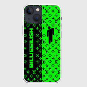 Чехол для iPhone 13 mini с принтом BILLIE EILISH в Петрозаводске,  |  | be | billie | billie eilish | blohsh | brand | france | logo | louis vuitton | lv | pattern | билли | билли айлиш | бренд | лв | лого | лоуис вуиттон | луи вуиттон | мода | паттерн | фигуры | франция