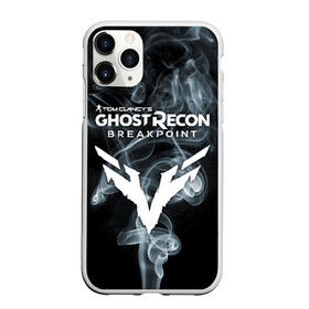 Чехол для iPhone 11 Pro Max матовый с принтом GHOST RECON BREAKPOINT в Петрозаводске, Силикон |  | Тематика изображения на принте: break | breakpoint | clancy | clancy’s | ghost | logo | point | recon | symbol | tom | ubisoft | брейк | брейкпоинт | гост | игра | игры | кленсис | клэнси | лого | логотип | поинт | рекон | символ | том | юбисофт