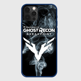 Чехол для iPhone 12 Pro с принтом GHOST RECON BREAKPOINT в Петрозаводске, силикон | область печати: задняя сторона чехла, без боковых панелей | Тематика изображения на принте: break | breakpoint | clancy | clancy’s | ghost | logo | point | recon | symbol | tom | ubisoft | брейк | брейкпоинт | гост | игра | игры | кленсис | клэнси | лого | логотип | поинт | рекон | символ | том | юбисофт