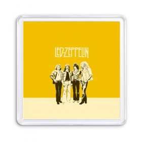 Магнит 55*55 с принтом Led Zeppelin в Петрозаводске, Пластик | Размер: 65*65 мм; Размер печати: 55*55 мм | led | led zep | led zeppelin | ledzep | lz | zoso | группа | джимми пейдж | джон генри бонэм | джон пол джонс | зосо | лед зепелен | лед зеппелин | ледзепелен | ледзеппелин | роберт плант | рок