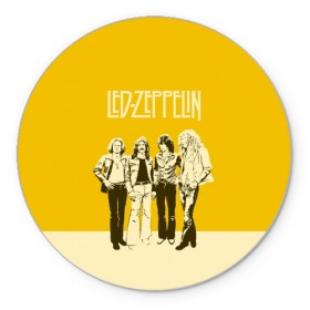 Коврик для мышки круглый с принтом Led Zeppelin в Петрозаводске, резина и полиэстер | круглая форма, изображение наносится на всю лицевую часть | led | led zep | led zeppelin | ledzep | lz | zoso | группа | джимми пейдж | джон генри бонэм | джон пол джонс | зосо | лед зепелен | лед зеппелин | ледзепелен | ледзеппелин | роберт плант | рок