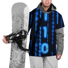 Накидка на куртку 3D с принтом Я ПРОГРАММИСТ в Петрозаводске, 100% полиэстер |  | hugo weaving | pc | the matrix | код | компьютеры | матрица | матрица 4 | программист | программный код | цифры