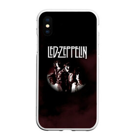 Чехол для iPhone XS Max матовый с принтом Led Zeppelin в Петрозаводске, Силикон | Область печати: задняя сторона чехла, без боковых панелей | Тематика изображения на принте: led | led zep | led zeppelin | ledzep | lz | zoso | группа | джимми пейдж | джон генри бонэм | джон пол джонс | зосо | лед зепелен | лед зеппелин | ледзепелен | ледзеппелин | роберт плант | рок