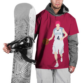 Накидка на куртку 3D с принтом Seijuurou Akashi в Петрозаводске, 100% полиэстер |  | akashi | basket | basketball | kuroko | kuroko no basket | seijuurou | акаши | баскетбол | куроко | сэйджуро