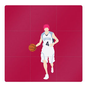 Магнитный плакат 3Х3 с принтом Seijuurou Akashi в Петрозаводске, Полимерный материал с магнитным слоем | 9 деталей размером 9*9 см | akashi | basket | basketball | kuroko | kuroko no basket | seijuurou | акаши | баскетбол | куроко | сэйджуро