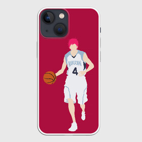Чехол для iPhone 13 mini с принтом Seijuurou Akashi в Петрозаводске,  |  | akashi | basket | basketball | kuroko | kuroko no basket | seijuurou | акаши | баскетбол | куроко | сэйджуро