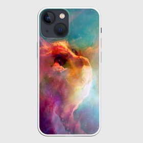 Чехол для iPhone 13 mini с принтом КОСМИЧЕСКИЙ КОТ в Петрозаводске,  |  | cat | colors | galaxy | paints | space | star
nebula | абстракция | вселенная | галактика | звезда | звезды | космический | космический кот | кот | кошка | краски | планеты