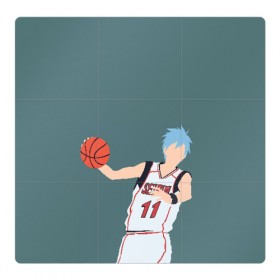 Магнитный плакат 3Х3 с принтом Tetsuya Kuroko в Петрозаводске, Полимерный материал с магнитным слоем | 9 деталей размером 9*9 см | basket | basketball | kuroko | kuroko no basket | phantom | tetsu | tetsuya | баскетбол | куроко | тэцу | тэцуя | фантом