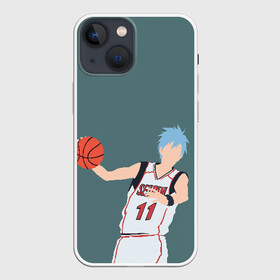 Чехол для iPhone 13 mini с принтом Tetsuya Kuroko в Петрозаводске,  |  | basket | basketball | kuroko | kuroko no basket | phantom | tetsu | tetsuya | баскетбол | куроко | тэцу | тэцуя | фантом