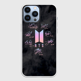 Чехол для iPhone 13 Pro Max с принтом BTS | БТС АВТОГРАФЫ в Петрозаводске,  |  | bangtan boys | bt21 | bts | бтс