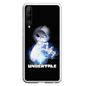 Чехол для Honor P30 с принтом Undertale в Петрозаводске, Силикон | Область печати: задняя сторона чехла, без боковых панелей | sans | undertale | андертале | андертейл | игра | подземная история | подземная сказка | санс | ундертале