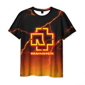 Мужская футболка 3D с принтом RAMMSTEIN (FIRE STORM) в Петрозаводске, 100% полиэфир | прямой крой, круглый вырез горловины, длина до линии бедер | rammstein | rock | sehnsucht | германия | группа | немецкая | немецкий | раммштаен | раммштайн | рамштаен | рамштайн | рок