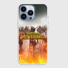 Чехол для iPhone 13 Pro с принтом PUBG в Петрозаводске,  |  | Тематика изображения на принте: battle royal | playerunknowns battlegrounds | pubg | пабг | пубг