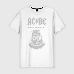 Мужская футболка премиум с принтом AC/DC в Петрозаводске, 92% хлопок, 8% лайкра | приталенный силуэт, круглый вырез ворота, длина до линии бедра, короткий рукав | ac dc | acdc | acdc ас дс | австралийская | ангус янг | асдс | блюз | группа | крис слэйд | метал | молния | музыка | певцы | рок | рок н ролл | стиви янг | хард | хардрок | эксл роуз