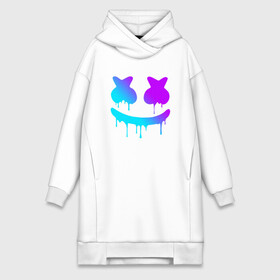 Платье-худи хлопок с принтом MARSHMELLO NEON в Петрозаводске,  |  | america | dj | marshmello | usa | америка | маршмелло