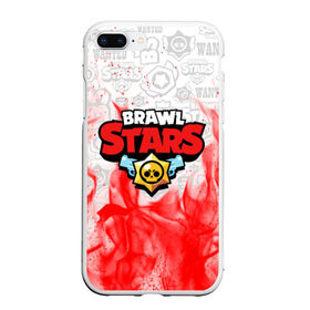 Чехол для iPhone 7Plus/8 Plus матовый с принтом BRAWL STARS в Петрозаводске, Силикон | Область печати: задняя сторона чехла, без боковых панелей | android | brawl stars | colt | crow | games | leon | penny | poco. | shelly | spike | wanted | брав | бравл старс | звезды | игры | мобильные игры | старс