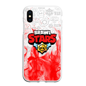 Чехол для iPhone XS Max матовый с принтом BRAWL STARS в Петрозаводске, Силикон | Область печати: задняя сторона чехла, без боковых панелей | android | brawl stars | colt | crow | games | leon | penny | poco. | shelly | spike | wanted | брав | бравл старс | звезды | игры | мобильные игры | старс