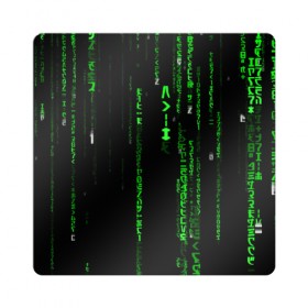 Магнит виниловый Квадрат с принтом МАТРИЦА КОДА в Петрозаводске, полимерный материал с магнитным слоем | размер 9*9 см, закругленные углы | hugo weaving | pc | the matrix | код | компьютеры | матрица | матрица 4 | программист | программный код | цифры