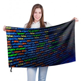 Флаг 3D с принтом ПРОГРАММИРОВАНИЕ в Петрозаводске, 100% полиэстер | плотность ткани — 95 г/м2, размер — 67 х 109 см. Принт наносится с одной стороны | hugo weaving | pc | the matrix | код | компьютеры | матрица | матрица 4 | программист | программный код | цифры