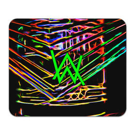Коврик для мышки прямоугольный с принтом ALAN WALKER DJ в Петрозаводске, натуральный каучук | размер 230 х 185 мм; запечатка лицевой стороны | alan walker | aw | electro | electro music | music | алан уокер | музыка | музыкант | электро | электронная музыка