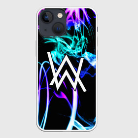 Чехол для iPhone 13 mini с принтом ALAN WALKER в Петрозаводске,  |  | alan walker | aw | electro | electro music | music | алан уокер | музыка | музыкант | электро | электронная музыка