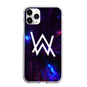 Чехол для iPhone 11 Pro Max матовый с принтом ALAN WALKER NEON в Петрозаводске, Силикон |  | Тематика изображения на принте: alan walker | aw | electro | electro music | music | алан уокер | музыка | музыкант | электро | электронная музыка