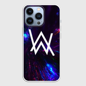 Чехол для iPhone 13 Pro с принтом ALAN WALKER NEON в Петрозаводске,  |  | alan walker | aw | electro | electro music | music | алан уокер | музыка | музыкант | электро | электронная музыка