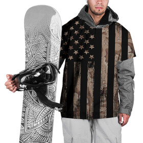 Накидка на куртку 3D с принтом American Flag Camo в Петрозаводске, 100% полиэстер |  | eagle | states | united | usa | армейские | армия | камуфляж | орел | служба | снайпер | соединенных | солдат | сша | форма | штатов