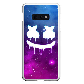 Чехол для Samsung S10E с принтом MARSHMELLO MELT SPACE в Петрозаводске, Силикон | Область печати: задняя сторона чехла, без боковых панелей | america | dj | marshmello | usa | америка | маршмелло