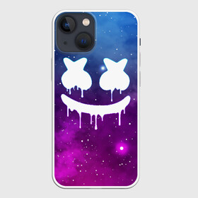 Чехол для iPhone 13 mini с принтом MARSHMELLO MELT SPACE в Петрозаводске,  |  | Тематика изображения на принте: america | dj | marshmello | usa | америка | маршмелло