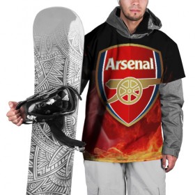 Накидка на куртку 3D с принтом Arsenal в Петрозаводске, 100% полиэстер |  | arsenal | arsenal fc | the gunners | английский клуб | арсенал | лондон | лондонский арсенал | премьер лига | футбол | футболист | футбольный клуб