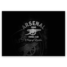 Поздравительная открытка с принтом Arsenal в Петрозаводске, 100% бумага | плотность бумаги 280 г/м2, матовая, на обратной стороне линовка и место для марки
 | Тематика изображения на принте: arsenal | arsenal fc | the gunners | английский клуб | арсенал | лондон | лондонский арсенал | премьер лига | футбол | футболист | футбольный клуб