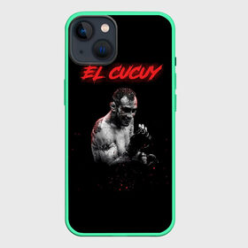 Чехол для iPhone 13 с принтом EL CUCUY в Петрозаводске,  |  | cucuy | el cucuy | mma | tony ferguson | ufc | бабайка | бугимен | конор | мма | орел | тони | тони фергюсон | хабиб | эль кукуй | юфс