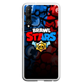 Чехол для Honor P30 с принтом BRAWL STARS в Петрозаводске, Силикон | Область печати: задняя сторона чехла, без боковых панелей | android | brawl stars | colt | crow | games | leon | penny | poco. | shelly | spike | wanted | брав | бравл старс | звезды | игры | мобильные игры | старс