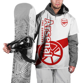 Накидка на куртку 3D с принтом Arsenal в Петрозаводске, 100% полиэстер |  | arsenal | arsenal fc | the gunners | английский клуб | арсенал | лондон | лондонский арсенал | премьер лига | футбол | футболист | футбольный клуб